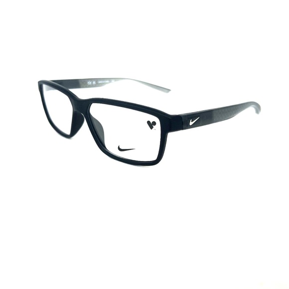 New NIKE Frames Matte Black 7092 010 55 14 140 Live Free Acetate Menβs Glasses - Picture 3 of 9